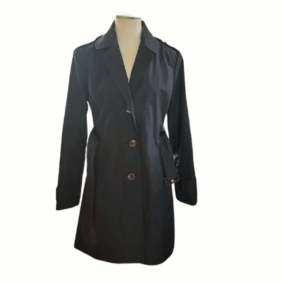 Marvin Richards Women's Lightweight Belted Trench Coat Size Small - Picture 3 of 13